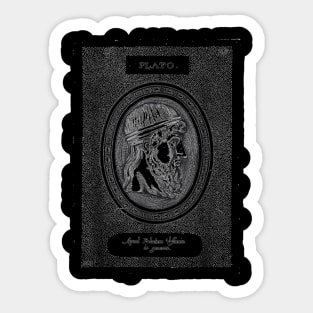 Philosopher Plato Philosophy Teacher gift Greek Plato Sticker